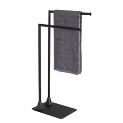 Porte-serviette indus Hella - L. 43 x H. 78 cm - Noir