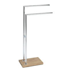 Porte serviettes scandi Marla - L. 45 x H. 82 cm - Marron