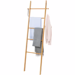 Echelle porte-serviette en bambou Bahari - L. 43 x H. 170 cm
