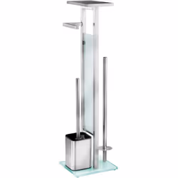 Ce valet WC à l'élégante combinaison d'acier et de sa base en verre vous séduira par son design naturel et sans époque. FICHE ...