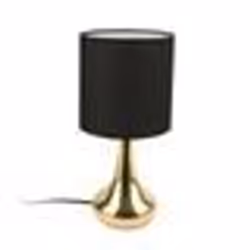 The Home Deco Factory - Lampe de chevet design Touch - H. 32 cm - Noir