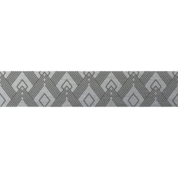 Crédence adhésive en aluminium Art Décoration - L. 20 x l. 90 cm - Noir