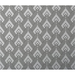 Crédence adhésive en aluminium Art Décoration - L. 70 x l. 40 cm - Noir