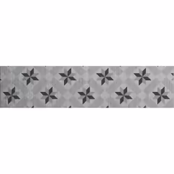 Crédence adhésive en aluminium Carreaux - L. 20 x l. 90 cm - Gris