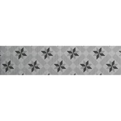 Crédence adhésive en aluminium Carreaux - L. 20 x l. 90 cm - Gris