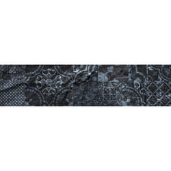 Crédence adhésive en alu imitation Ardoise - L. 20 x l. 90 cm - Noir