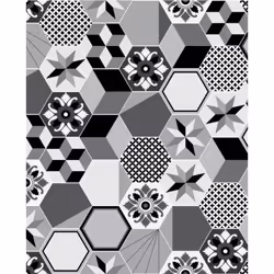 Crédence adhésive carreaux en aluminium Exa