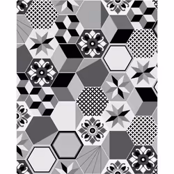 Crédence adhésive carreaux en aluminium Exa