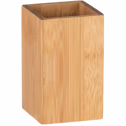 Grâce à son design style bois naturel, ce gobelet porte brosse à dents offrira un concentré de nature et d'harmonie à votre s ...