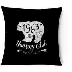 Housse de coussin en velours ours Forest