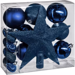 Ce kit complet de décoration décorera avec élégance et volupté votre sapin de Noël. Il deviendra rapidement le roi des fêtes  ...
