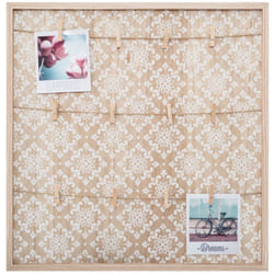 Atmosphera - Porte photos corde effet bois Ethnique