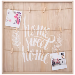Créez une décoration à votre image avec ce pêle-mêle idéal pour accrocher vos plus belles photos. FICHE TECHNIQUE - Porte pho ...