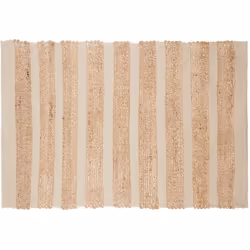 Vous recherchez un élément de décoration pour créer une ambiance chaleureuse dans votre pièce ? Ce tapis en jute vous charmer ...