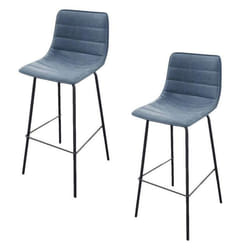 Lot de 2 Tabourets de bar design industriel Brooklyn