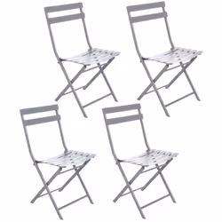 Couleur et dynamisme seront au rendez-vous dans votre jardin avec ces chaises. Pliables, vous pourrez facilement les ranger à ...