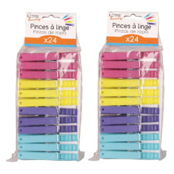Toilinux Pinces à linge - Multicolore