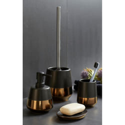 Toilinux - Set d'accessoires de salle de bain design Brandol