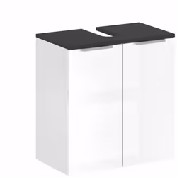 Sobre et épuré, ce meuble sous vasque vous séduira par son design adaptable à tous les styles d'intérieur. Profitez de ses ra ...