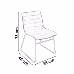 Toilinux L751898 chaise restaurant