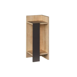Toilinux 103234 Table de nuit et table de chevet Anthracite, Gris
