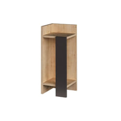Toilinux 103231 Table de nuit et table de chevet Anthracite, Gris
