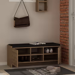 Toilinux 103204 Organisateur pour chaussures Noir, Marron