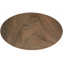 Lot 6x Assiette plate design bois Mood