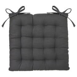 Toilinux Galette Chaise Gris Foncé