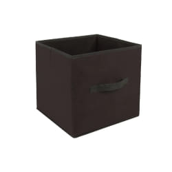 Toilinux Boîtes Rangement Noir 31 cm