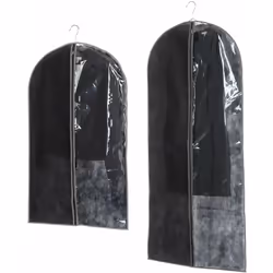 Ce lot contient 2 produits décrits ci-dessous : FICHE TECHNIQUE - 2 Housses de protection pour costume en plastique. - Parfai ...