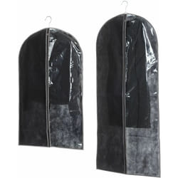 Toilinux - Lot 2x 2 Housses pour costume - 135 x 60 100 x 60 cm