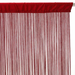Lot 2x Rideau fils - 90 x 200 cm