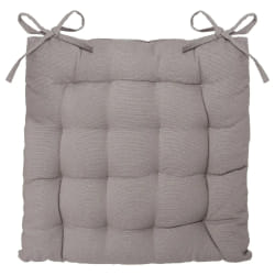 Tolinux Galette de chaise grise