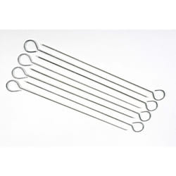Toilinux - Lot 2x Piques à brochettes pour barbecue - Métal