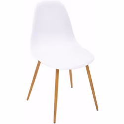 Créez une salle à manger tendance et au style scandinave avec ce lot de 4 chaises contemporaines et confortables, de couleur ...