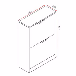 Toilinux 950032 Organisateur pour chaussures Blanc