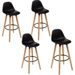 4 Tabourets de bar scandi Maxon