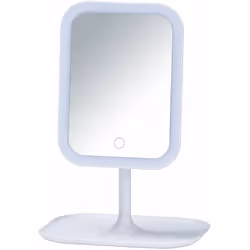 Ce miroir LED garantit une vue optimale sur les petits détails du visage et un éclairage parfait de certaines parties du visa ...