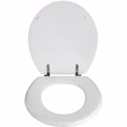 Avec son aspect rétro et sa couleur blanche lumineuse, l'abattant WC Prima blanc sera la touche déco discrète de vos toilette ...