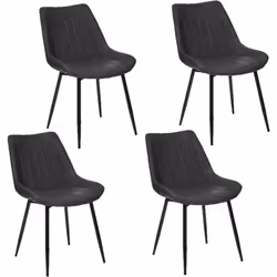Idéal pour les repas qui s’éternisent ou en guise de chaise de bureau d'appoint, le confort et la couleur de la chaise Olwen  ...