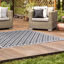 Toilinux 702376 Tapis pour salle de jeux Gris, Blanc