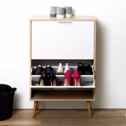Toilinux 702314 Organisateur pour chaussures Blanc