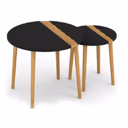 Duo de tables gigogne Relief