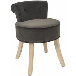 Tabouret Eléonor en velours