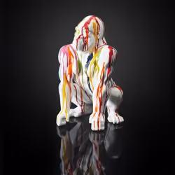 Toilinux 702297 statue et figurine décorative Rouge