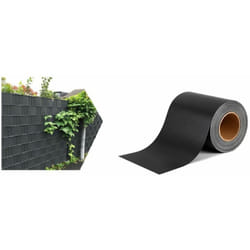 Brise Vue Occultant Clôture en pvc 450 g/m² - 70 m x 19 cm - 70 clips de montage