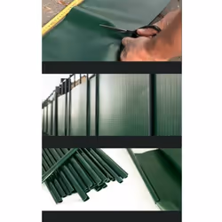 Protégez votre jardin des voisins et des passants grâce à notre brise vue en PVC de 450 g/m². Il est résistant aux UV, au ven ...