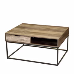 Table basse Joya avec 1 tiroir et 1 niche de rangement
