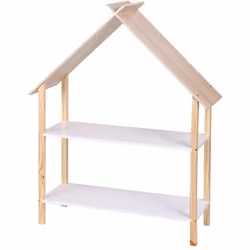 Pratique et mobile cette bibliothèque au style scandinave sera l'atout rangement et déco parfait pour la chambre de votre enf ...